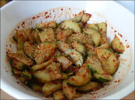 Spicy Cucumber: Korean Side dish