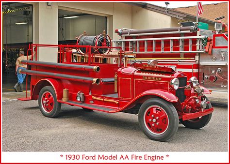 1930 Ford fire truck