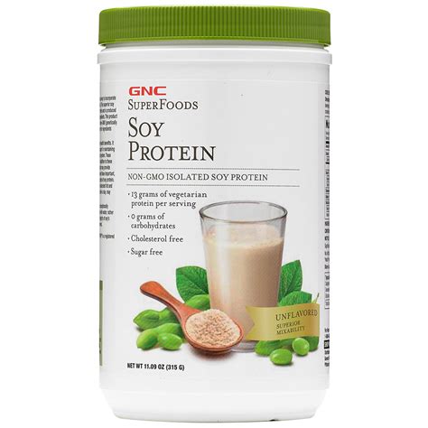 GNC Soy Protein Powder Unflavored 11.09 oz online in India | HealthKart.com