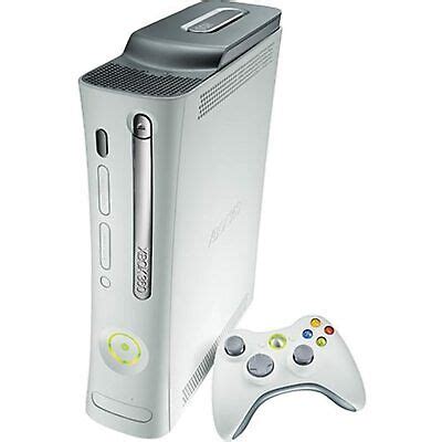 Xbox 360 Pro 20 GB Video Game Systems Console Microsoft White Home Very ...