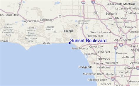 Sunset Boulevard Previsiones de Olas e Boletín de Surf (CAL - LA County ...