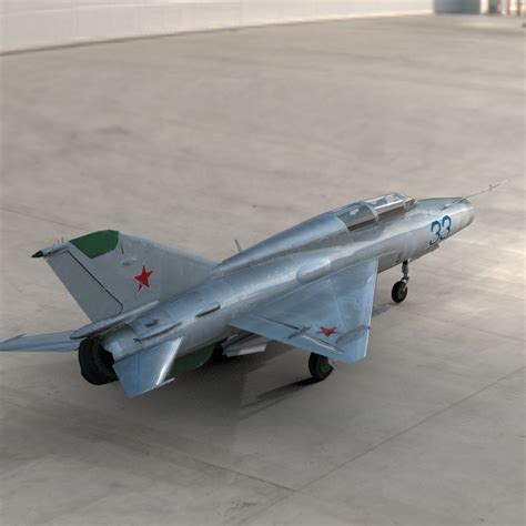 3D model Mig 21 VR / AR / low-poly MAX OBJ - CGTrader.com