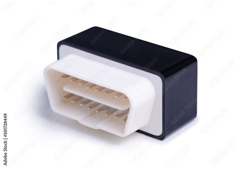 OBD2 bluetooth for car on white background isolation Stock Photo ...