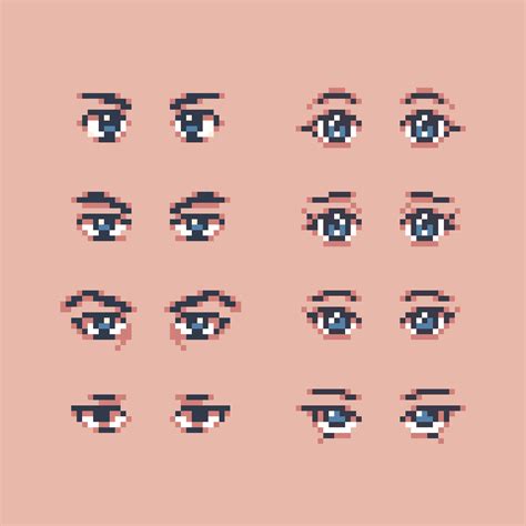 Share 87+ anime eyes pixel art best - in.cdgdbentre