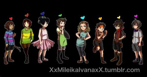 ::Undertale - Human Souls:: by xxMileikaIvanaxx on DeviantArt