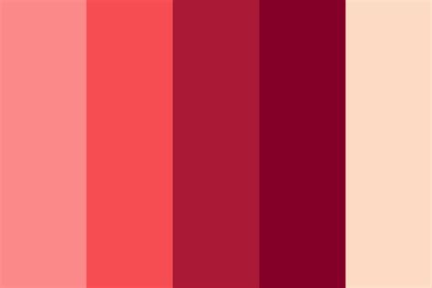 Angry Red Color Palette