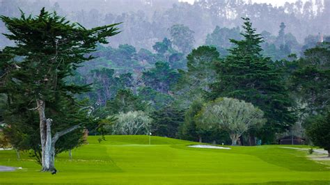 Par 5 first hole at Del Monte Golf Course in Monterey, CA. One of ...