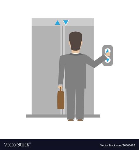 Flat office worker Royalty Free Vector Image - VectorStock