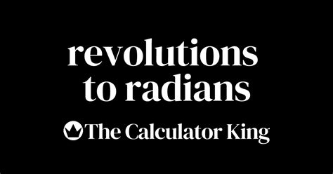 Convert Revolutions to Radians (rev to rad) | Examples & Steps