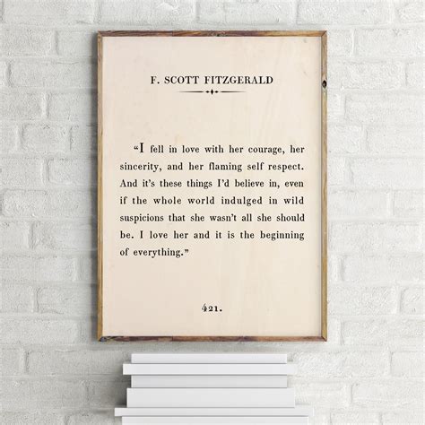 F Scott Fitzgerald Printable Quotethe Love Letters of F. - Etsy