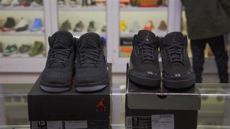 Unboxing: Air Jordan 3 "Black Cat" OG vs Flyknit - YouTube