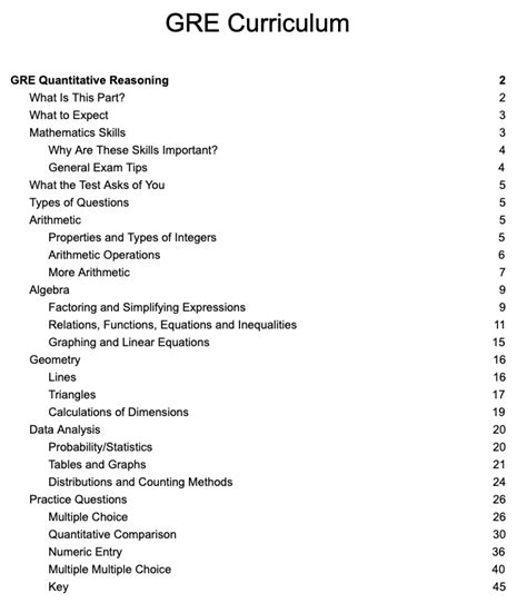 GRE Curriculum from Victory Step Education