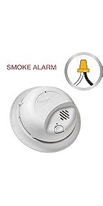 Amazon.com: First Alert BRK 9120B Hardwired Smoke Alarm with Battery ...