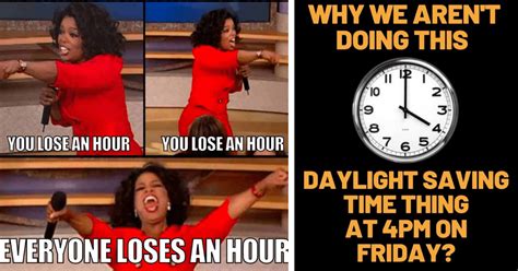 Lose an Hour to These Daylight Saving Time Memes - Geek Universe - Geek | Fanart | Cosplay ...