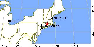 Coventry, Connecticut (CT) ~ population data, races, housing & economy