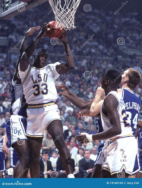 LSU Center Shaquille O Neal Editorial Stock Image - Image of sports ...