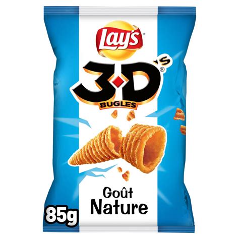 3D's Bugles goût nature Lay's 85 g - Drive Z'eclerc