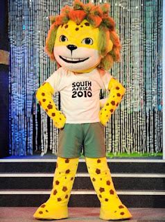 WORLD CUP: Zakumi Mascot Fifa World Cup 2010