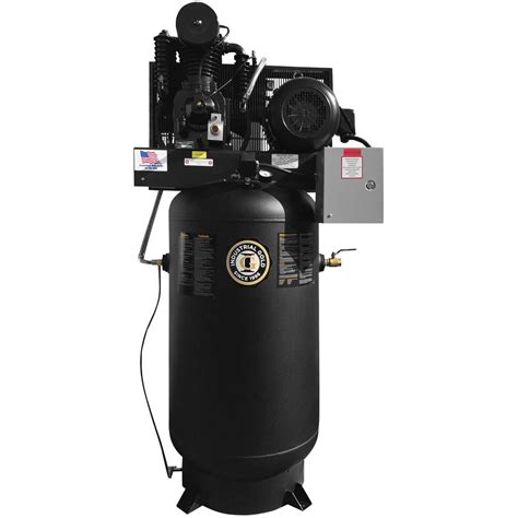 Industrial Gold Platinum Series 60 Gallon 5 hp 3 Phase Vertical ...