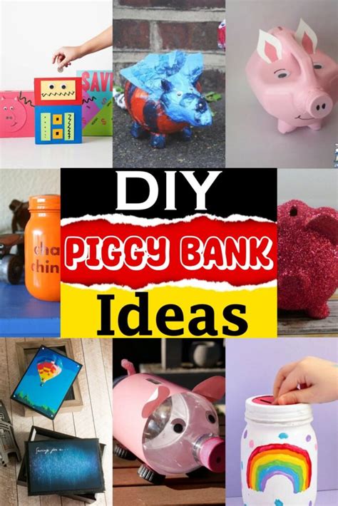 16 DIY Piggy Bank Ideas For Kids - DIYnCrafty