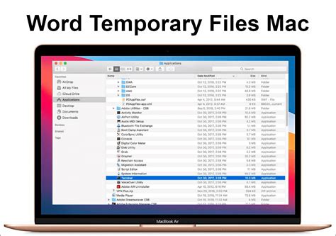 Word Temporary Files Mac | How to Find and Recover