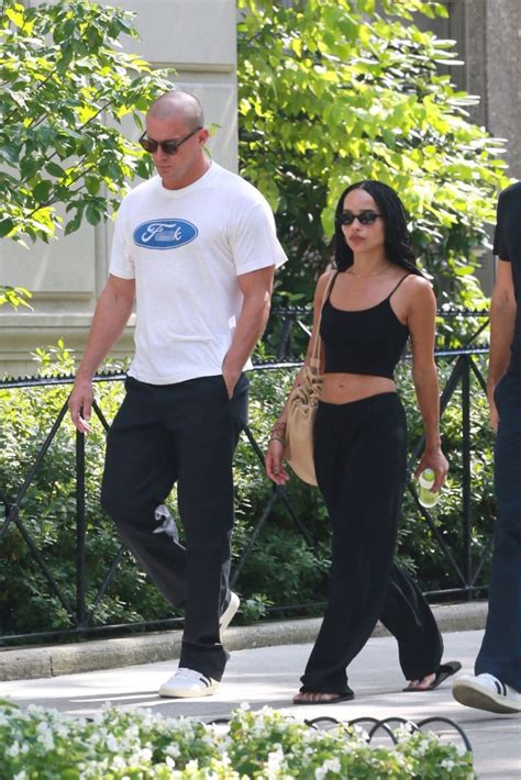 Channing Tatum and Zoë Kravitz stroll through Central Park