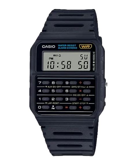 CA53W-1 | Black Data Bank Watch | CASIO