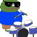 Pepe_Drums - Discord Emoji