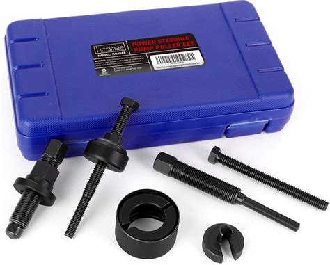 Hromee Power Steering Pump Pulley Puller and Installer Remover Tool Set for GM, Power Pulleys ...