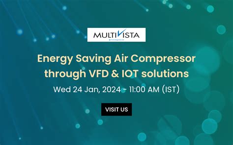Energy Saving Air Compressor through VFD & IOT solutions
