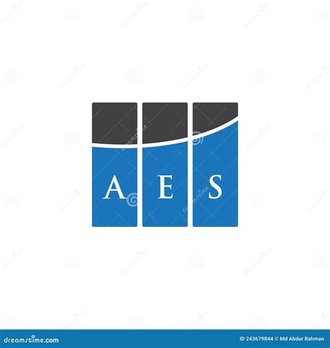 AES Letter Logo Design On Black Background. AES Creative Initials Letter Logo Concept. AES ...