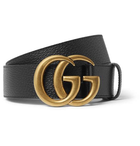 Gucci - 4cm Black Full-Grain Leather Belt | Cintura gucci, Gucci, Gioielli