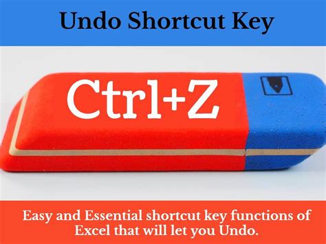 Undo Redo Shortcuts Key in Excel | Top 5 Ways to Undo Last Action Quickly