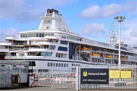 Villa Vie Odyssey: Luxury liner lingers off Northern Ireland coast two days after leaving harbour