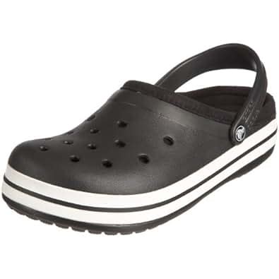 Amazon.com: CROCS Men's Crocband Lined (Black/Black 10.0 M): Shoes