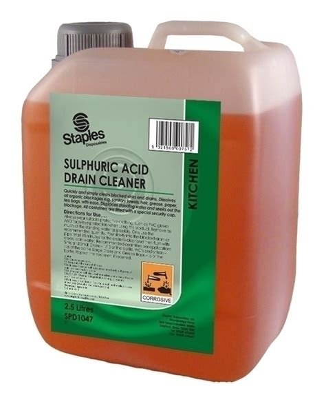 Acid Drain Cleaner (4 cans) | Staples Disposables | SPD1047 - MammothCleaningSupplies.co.uk