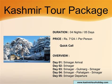 Kashmir tour package