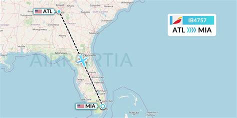 IB4757 Flight Status Iberia: Atlanta to Miami (IBE4757)