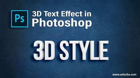 3D Text Effect in Photoshop | Learn to Create 3D Text Effect in Photoshop