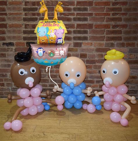 BABY BOUQUETS : Baby Balloon Sculptures