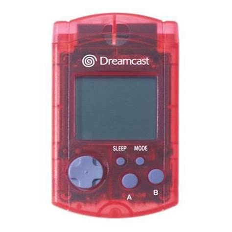 Original VMU Memory Card Red Dreamcast For Sale | DKOldies