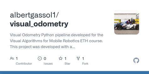 GitHub - albertgassol1/visual_odometry: Visual Odometry Python pipeline ...