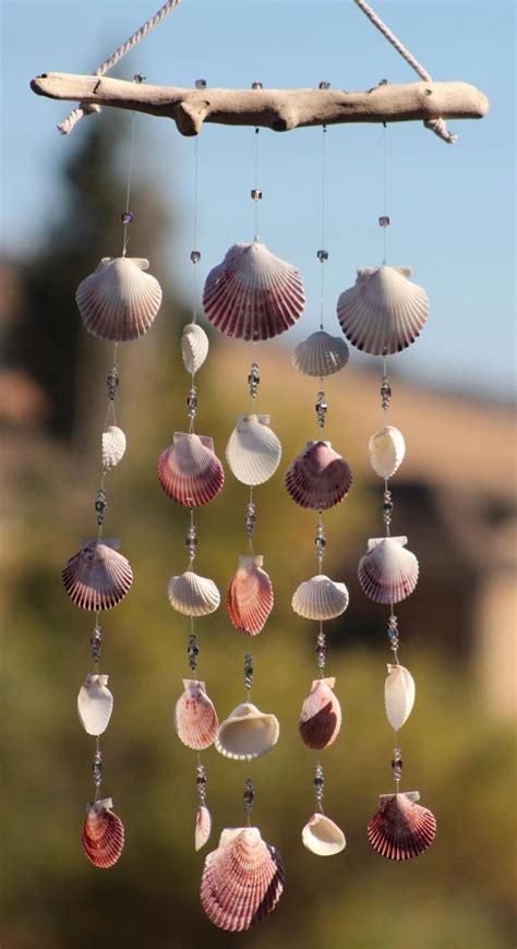 Driftwood Seashell Wind Chimes Sea Shell Wind Chimes Wind | Etsy | Wind ...