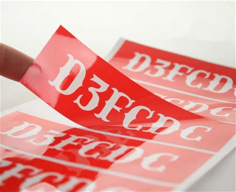 Plastic Printable Labels