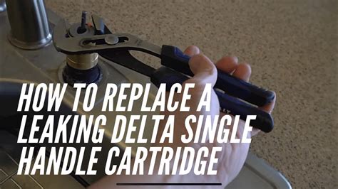 How to Replace a Leaking Delta RP50587 Single Handle Cartridge - YouTube