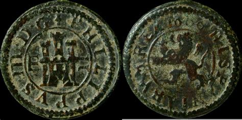 SPANISH MONARCHY 1606, 2 Maravedis Philip III, Segovia Mint. VF | MA-Shops