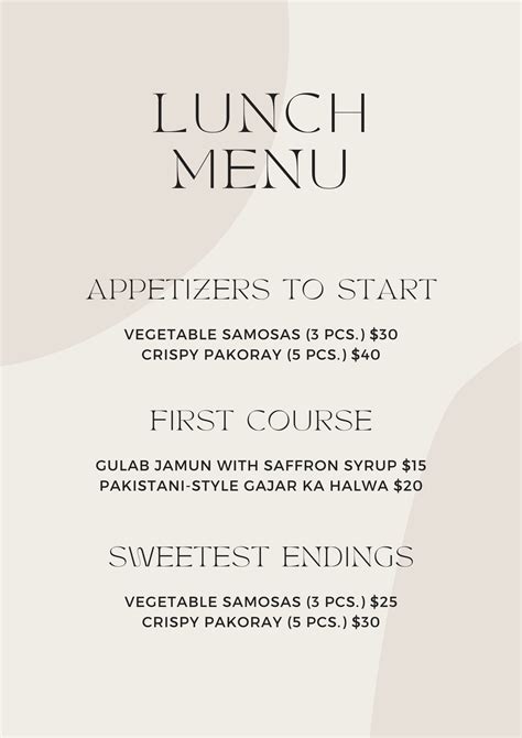 Free Printable And Customizable Fancy Menu Templates Canva, 49% OFF