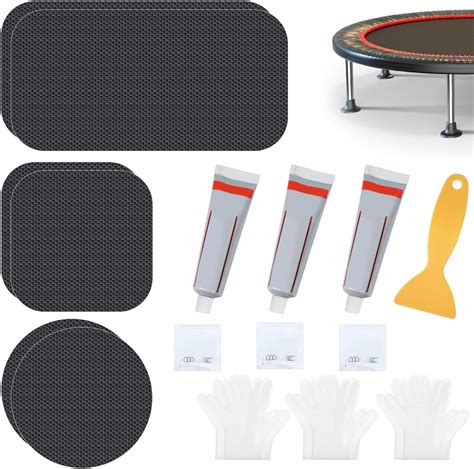 Amazon.com : Trampoline Stakes, Trampoline Patch Repair Kit 3 Sizes ...