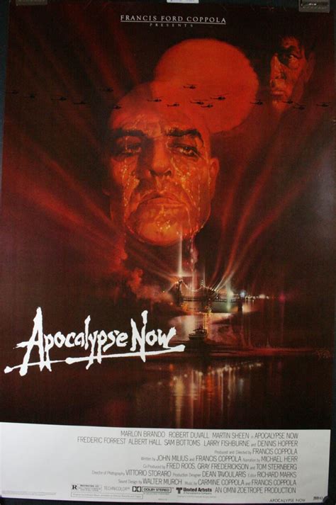 APOCALYPSE NOW, Original Francis Coppola John Milius War Movie Theater Poster For Sale ...