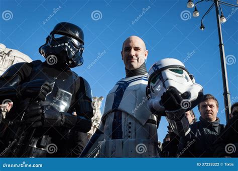 People of 501st Legion Take Part in the Star Wars Parade in Milan ...